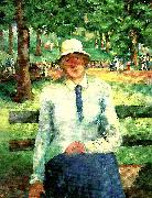 Kazimir Malevich unemployed girl oil on canvas